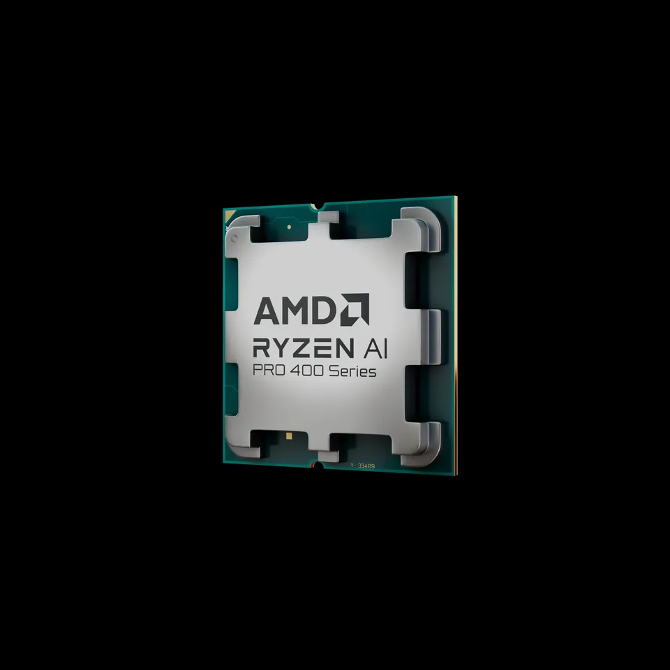 An AMD Ryzen AI PRO 400 Series desktop processor for AM5