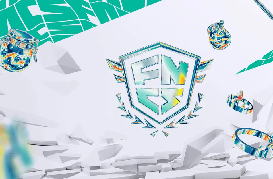The FNCS 2026 crest in Fortnite's tournament tab