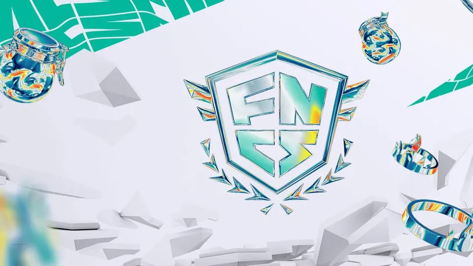 The FNCS 2026 crest in Fortnite's tournament tab
