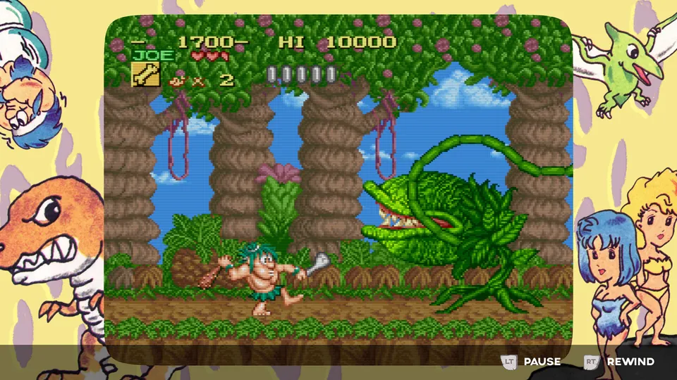 A scene from Joe & Mac Retro Collection