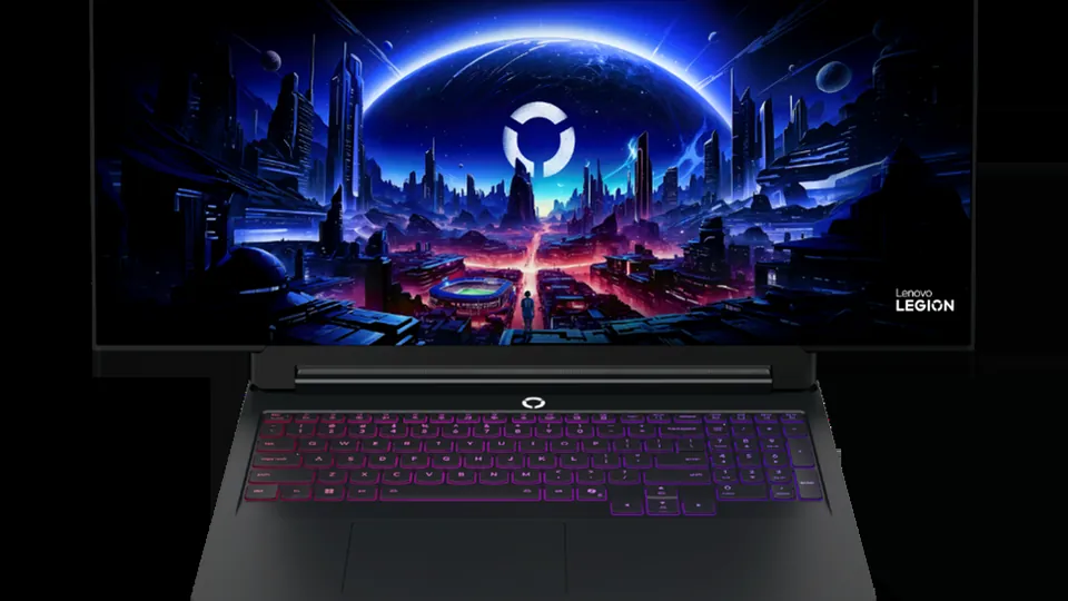 Lenovo Legion Pro Rollable gaming laptop concept with a wide unrolled screen