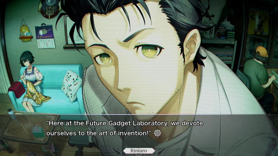 A scene from Steins;Gate Re:Boot
