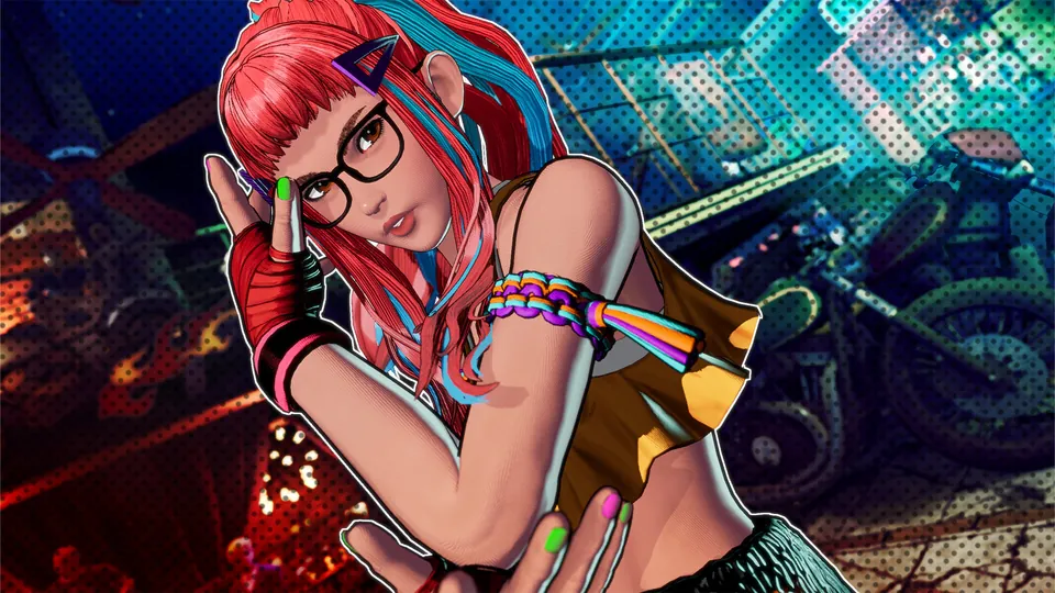 Preecha, one of the six fighters in the free demo, strikes a pose in a Fatal Fury: City of the Wolves close-up