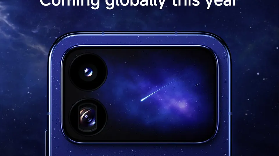 Xiaomi teaser image reading Xiaomi 18 Pro, coming globally this year, over the phone's camera and rear display