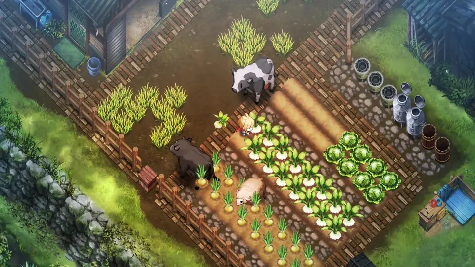 A scene from Village in the Shade