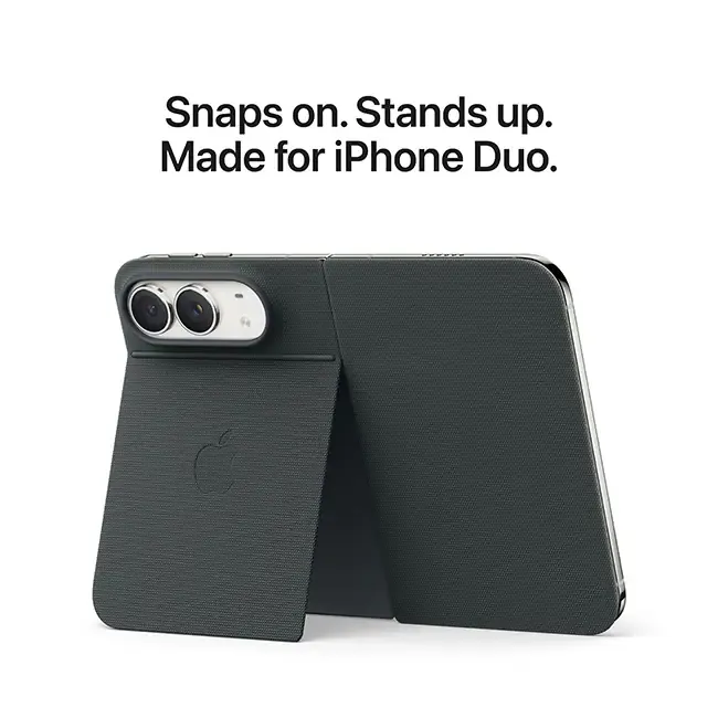 AT&T's What's in the Box graphic with a star white iPhone Duo and a USB-C charge cable