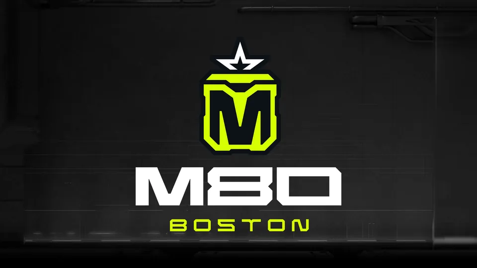 The M80 Boston logo, the newest team in the Call of Duty League
