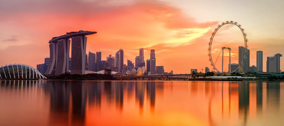 Marina Bay Sands in Singapore beside the Sands Theatre auditorium, the venue of Round 3 on Oct. 3, 2026