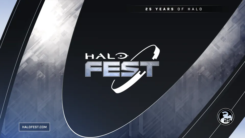 Halo Fest logo for the series' 25th anniversary