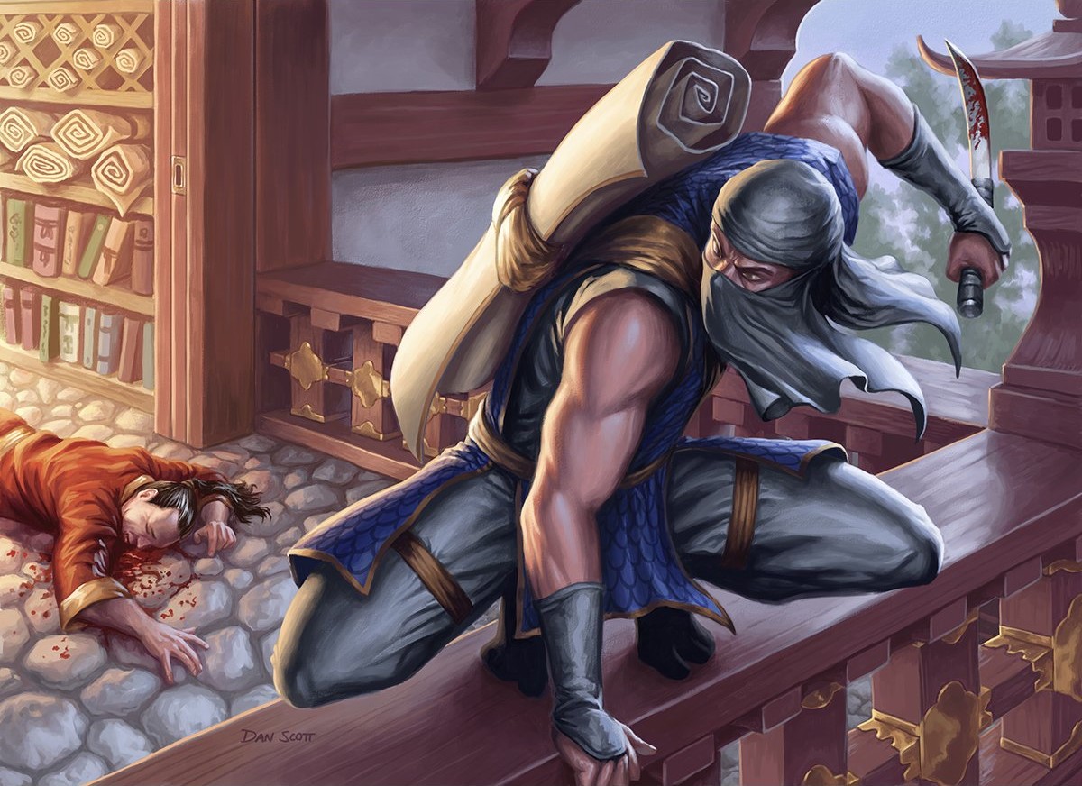 Ninja-of-the-Deep-Hours-Betrayers-of-Kamigawa-MtG-Art Ninja-of-the-Deep-Hours-Betrayers-of-Kamigawa-MtG-Art